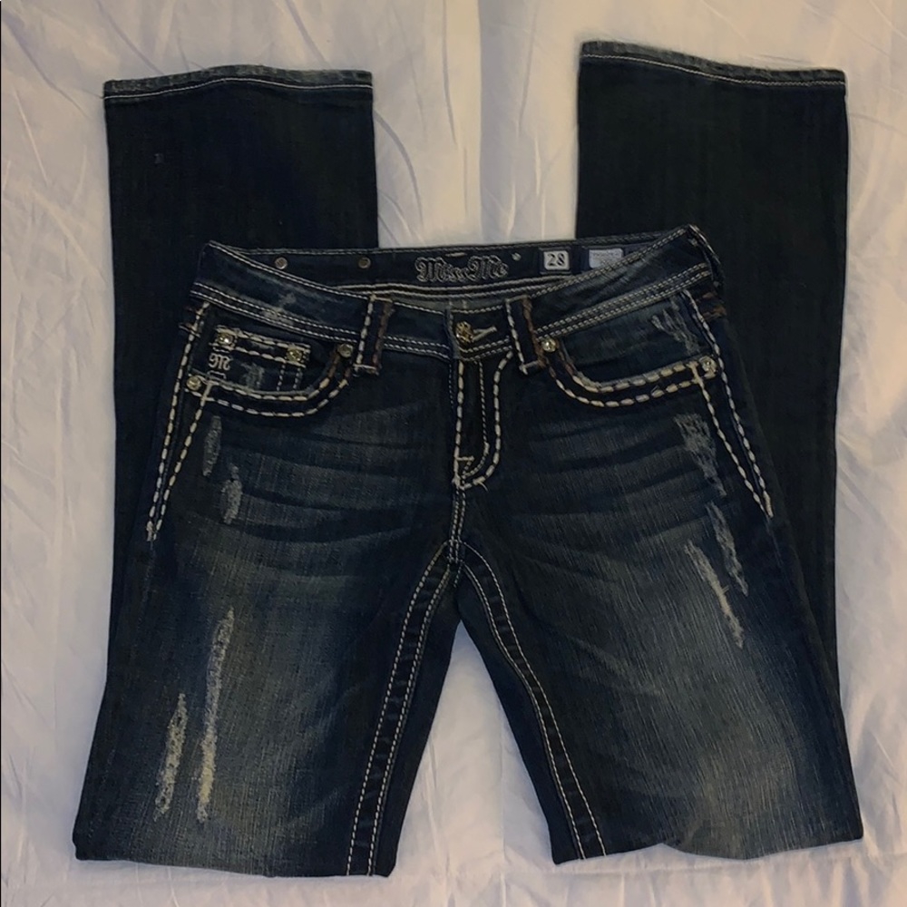 Miss Me stretch boot cut jeans